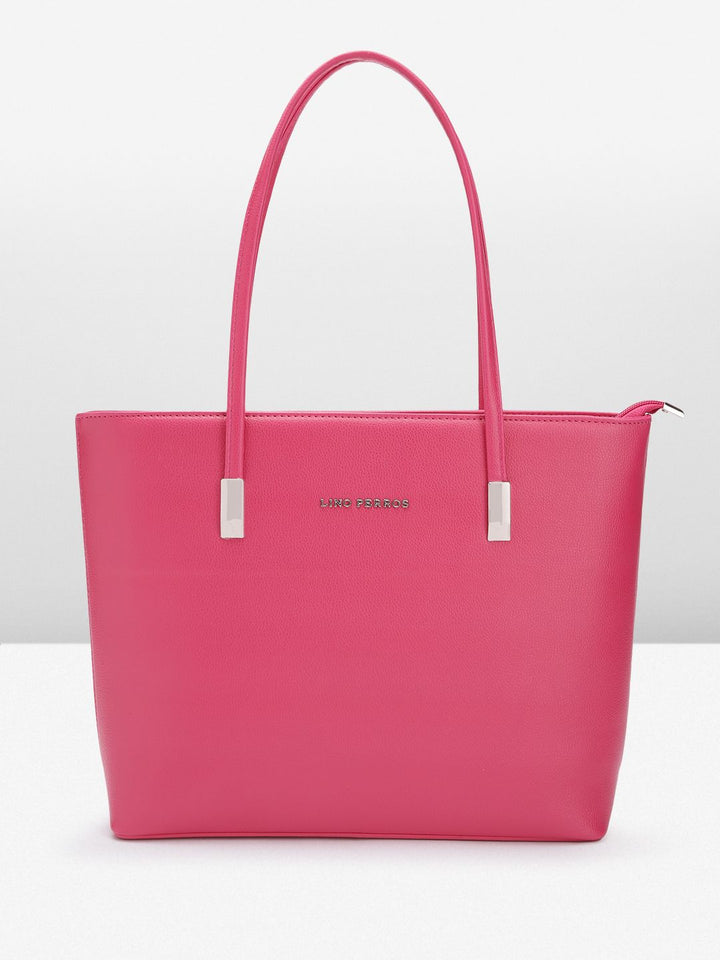 Lino Perros Textured Structured Shoulder Bag