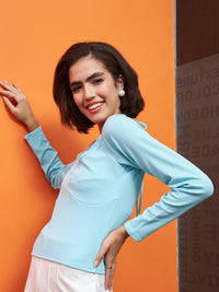 Athena Off Shoulder Long Sleeves Top