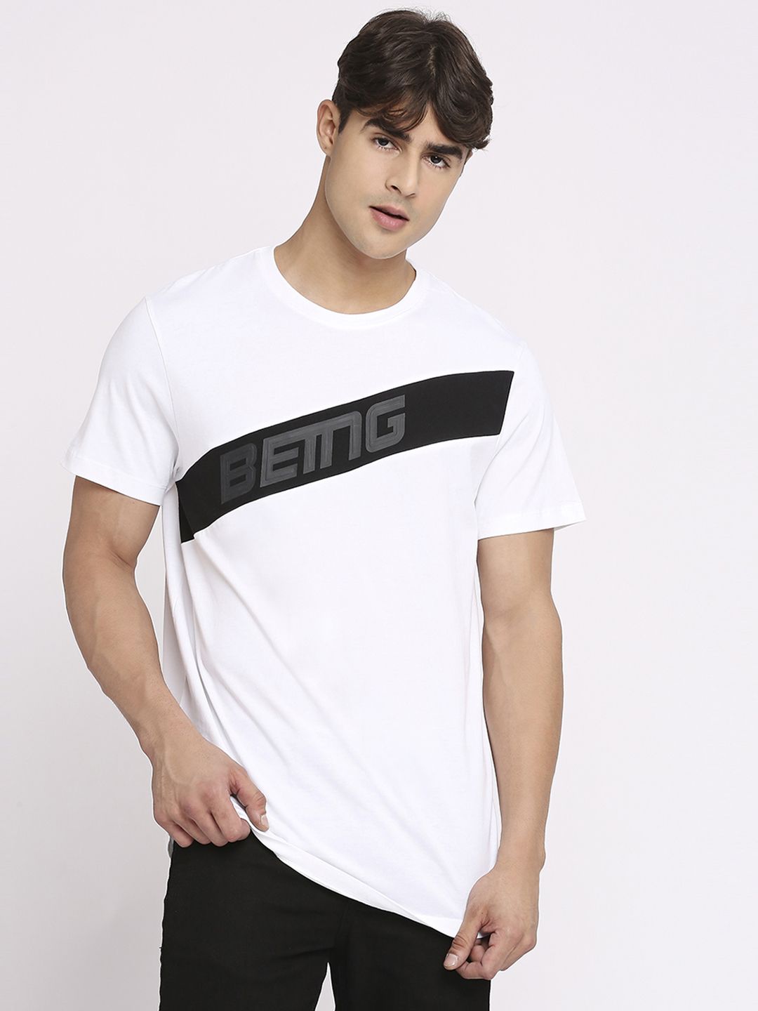 Being Human Printed Pure Cotton T-shirt