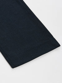 Park Avenue Men Solid Mid-Rise Smart Fit Formal Trousers