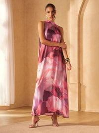 AND Women Floral Printed Sleeveless Maxi Dress