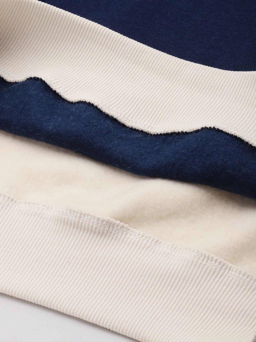French Connection Colourblocked Mock Collar Sweatshirt