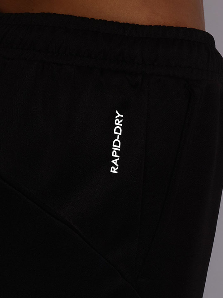 HRX by Hrithik Roshan Women Printed Detail Rapid-Dry Running Joggers
