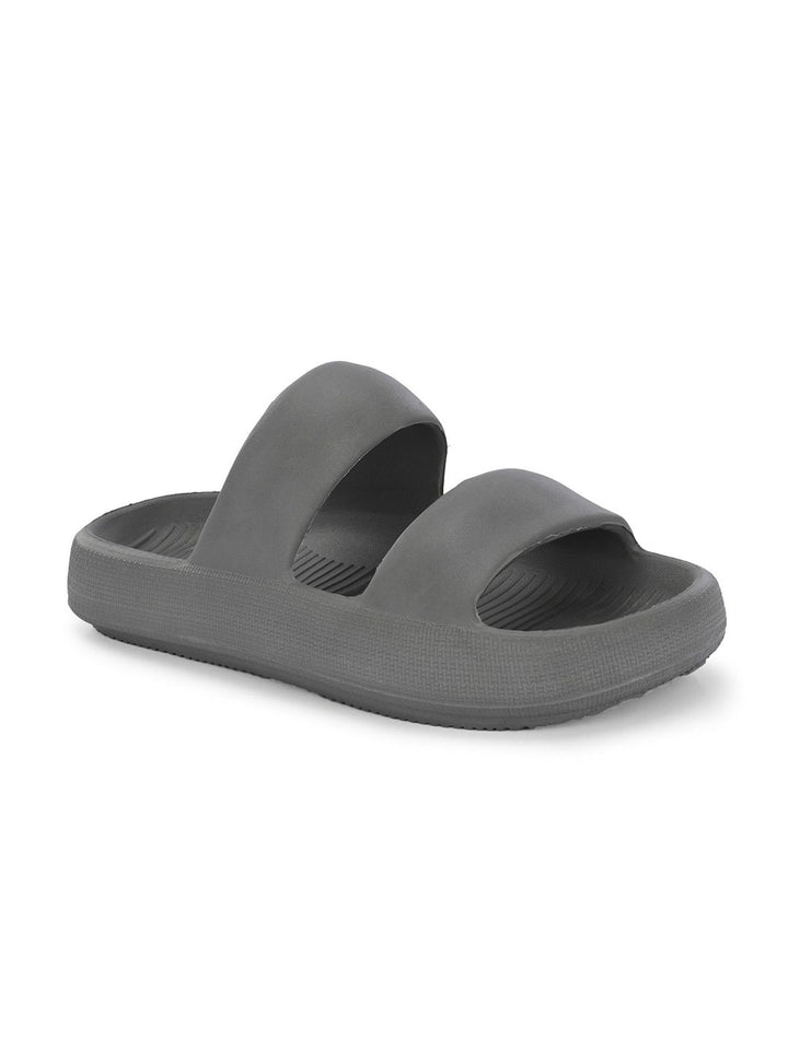 HRX by Hrithik Roshan Men Olive Green Rubber Sliders