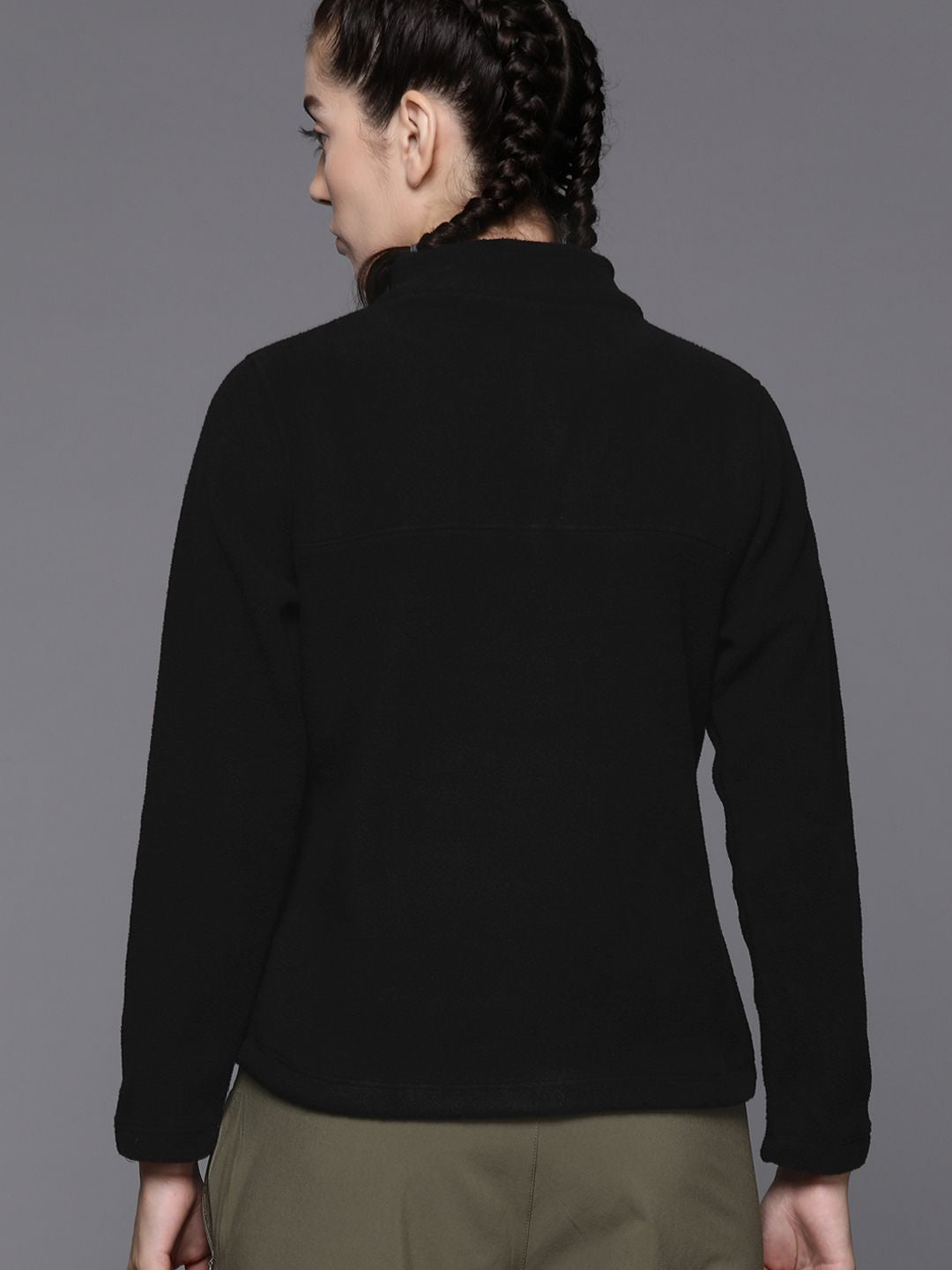 HRX by Hrithik Roshan High-Neck Full-Sleeves Outdoor Sweatshirt