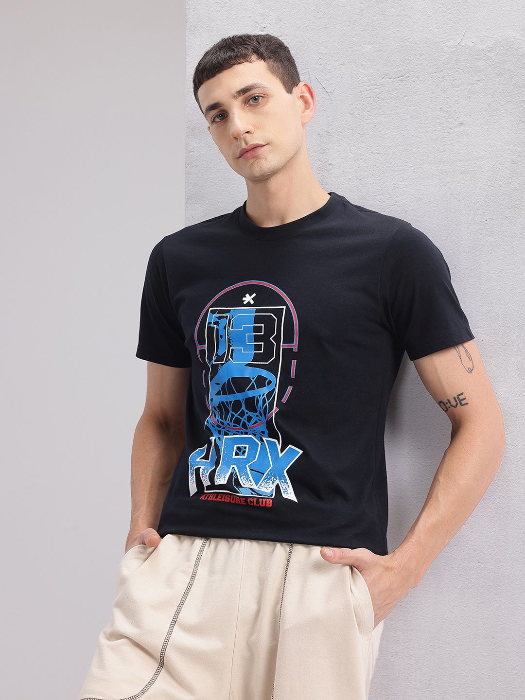 HRX by Hrithik Roshan Printed Lifestyle T-shirt