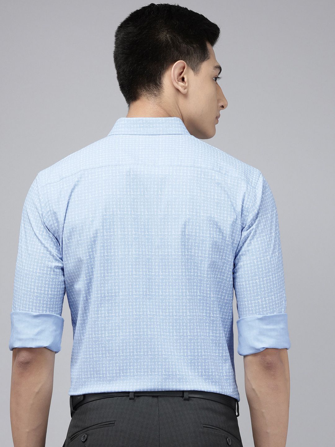 Park Avenue Slim Fit Printed Formal Shirt