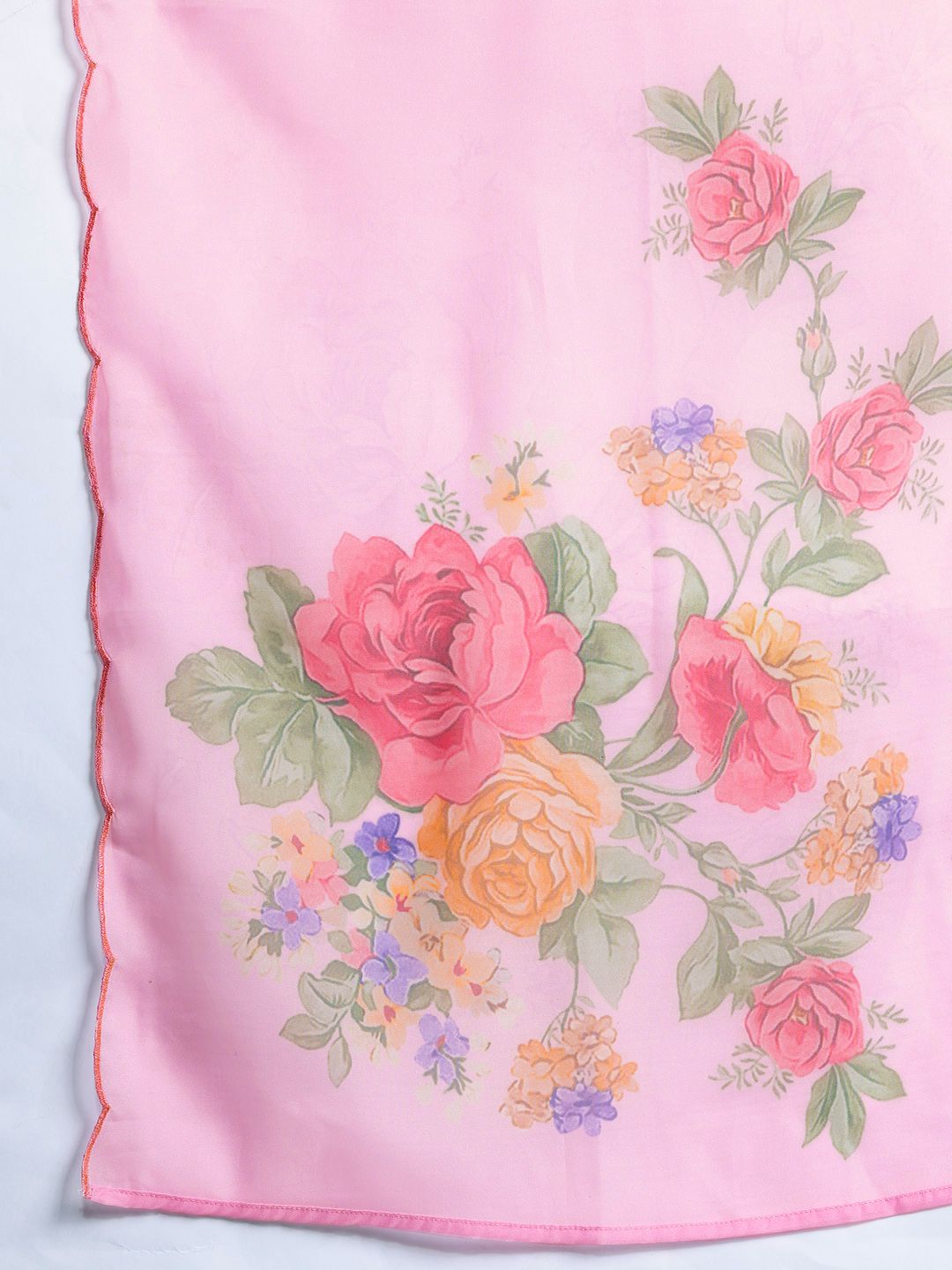Indo Era Floral Embroidered Thread Work Kurta with Trousers & With Dupatta
