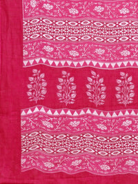 KALINI Ethnic Motifs Printed Angrakha Pure Cotton Kurta & Trousers With Dupatta