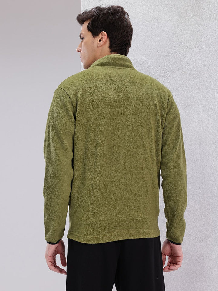 HRX by Hrithik Roshan Mock Collar Sweatshirt