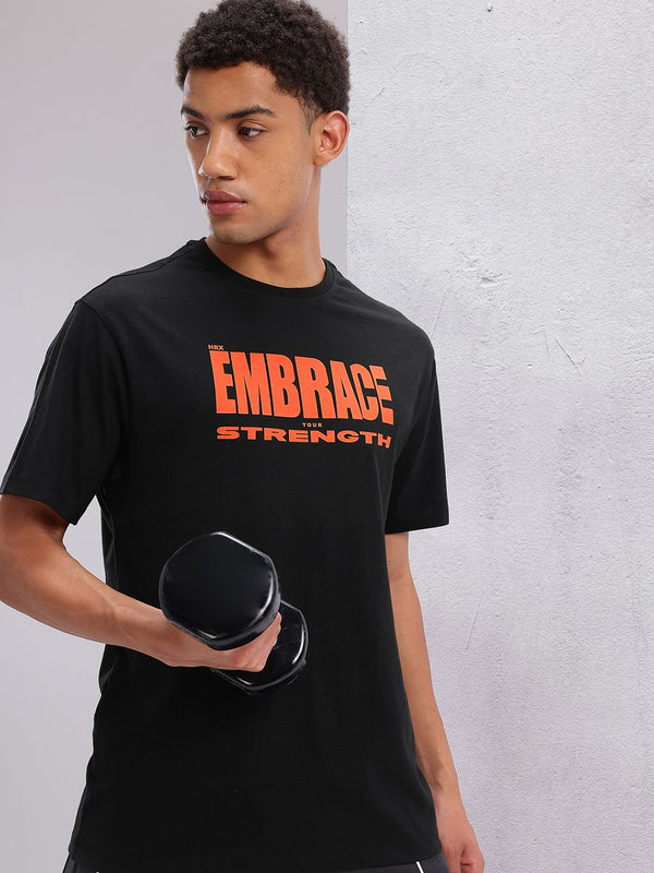 HRX by Hrithik Roshan Typography Printed Training T-shirt