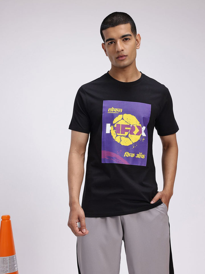 HRX by Hrithik Roshan Men Pure Cotton Printed T-shirt