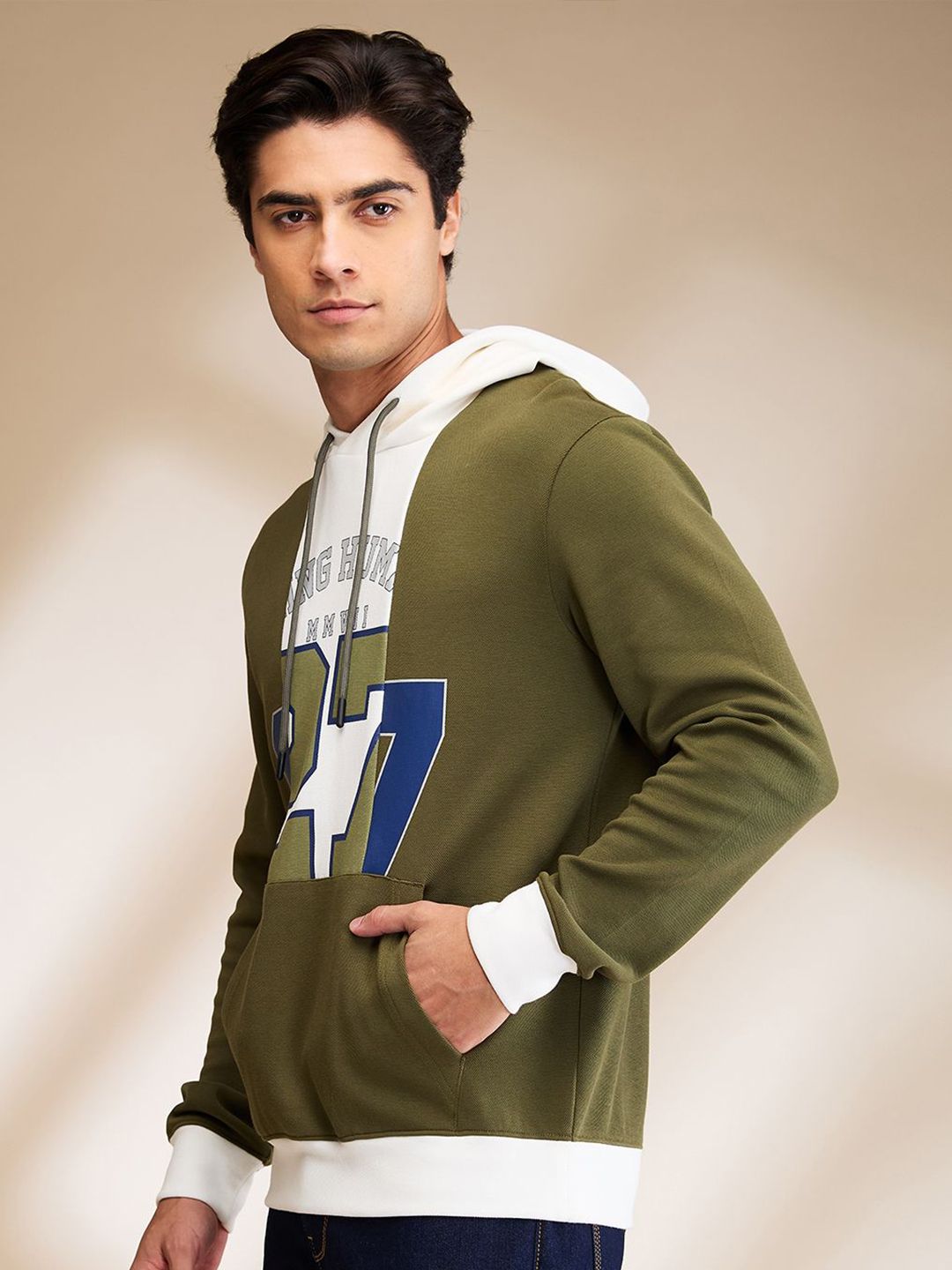 Being Human Men Hooded Pullover Sweatshirt