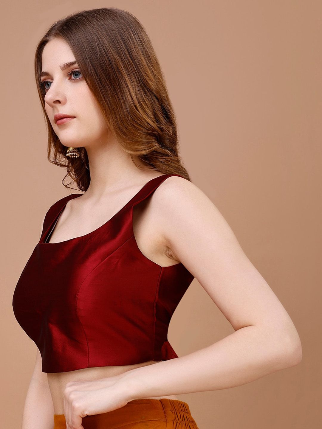 Tikhi Imli Taffeta Saree Blouse