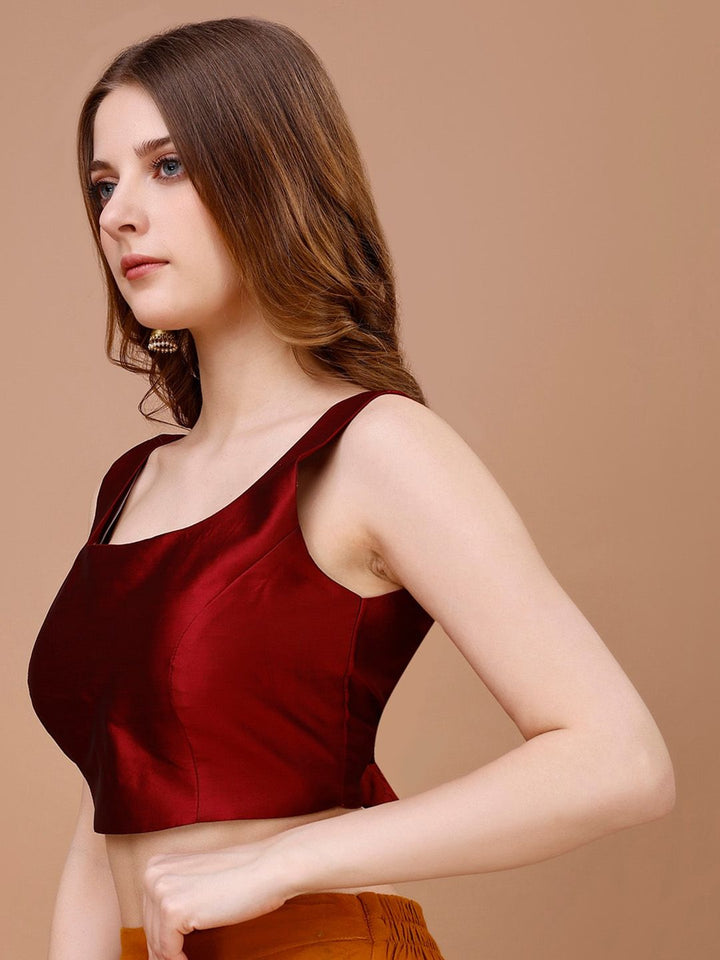 Tikhi Imli Taffeta Saree Blouse