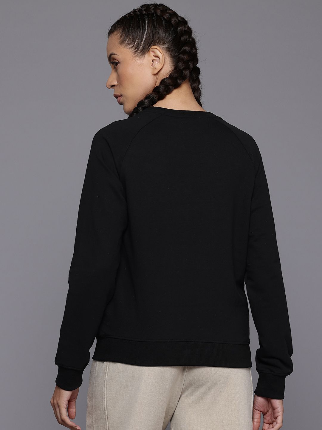 HRX by Hrithik Roshan Raglan Sleeves Running Sweatshirt