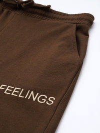 SASSAFRAS Women Brown Track Pants