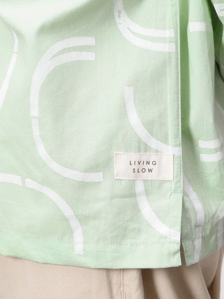 ether Abstract Printed Casual Shirt