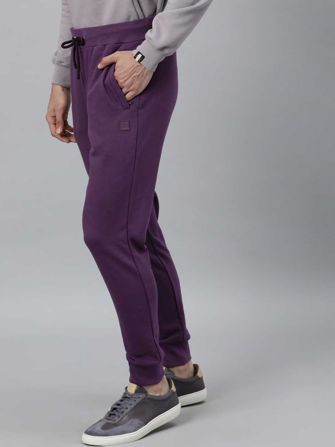 RARE RABBIT Men Arvon Slim Fit Solid Jogger