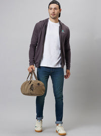 Being Human Hooded Long Sleeve Front-Open Sweatshirt