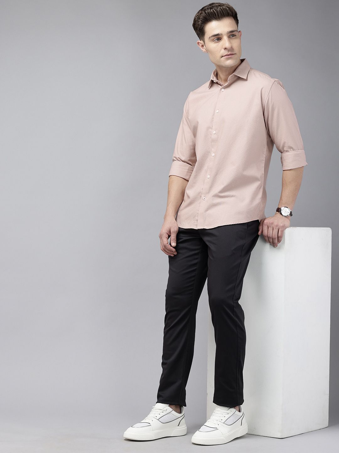 Park Avenue Slim Fit Opaque Pure Cotton Formal Shirt