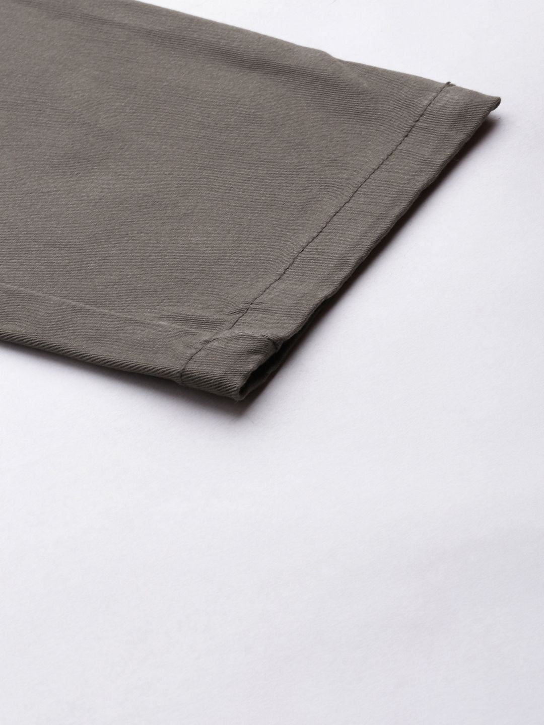 The Indian Garage Co Men Grey Slim Fit Chinos Trousers