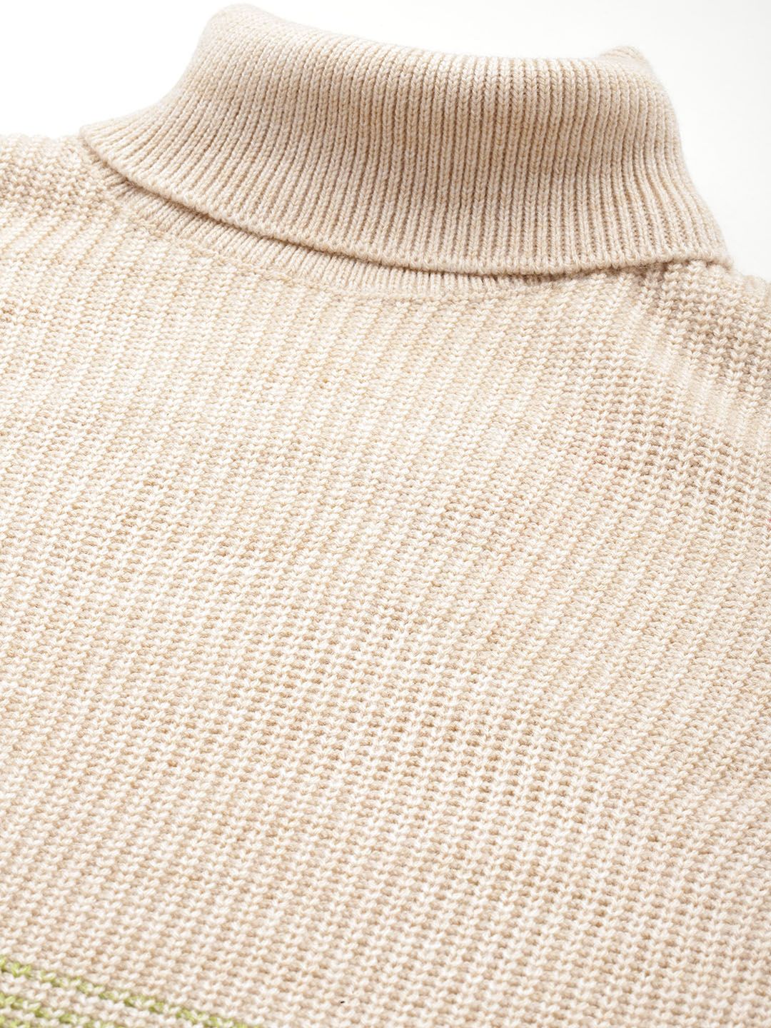 DressBerry Colourblocked High Neck Sweater Dress