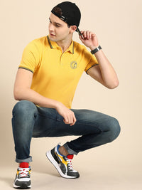 Being Human Polo Collar Pure Cotton T-shirt
