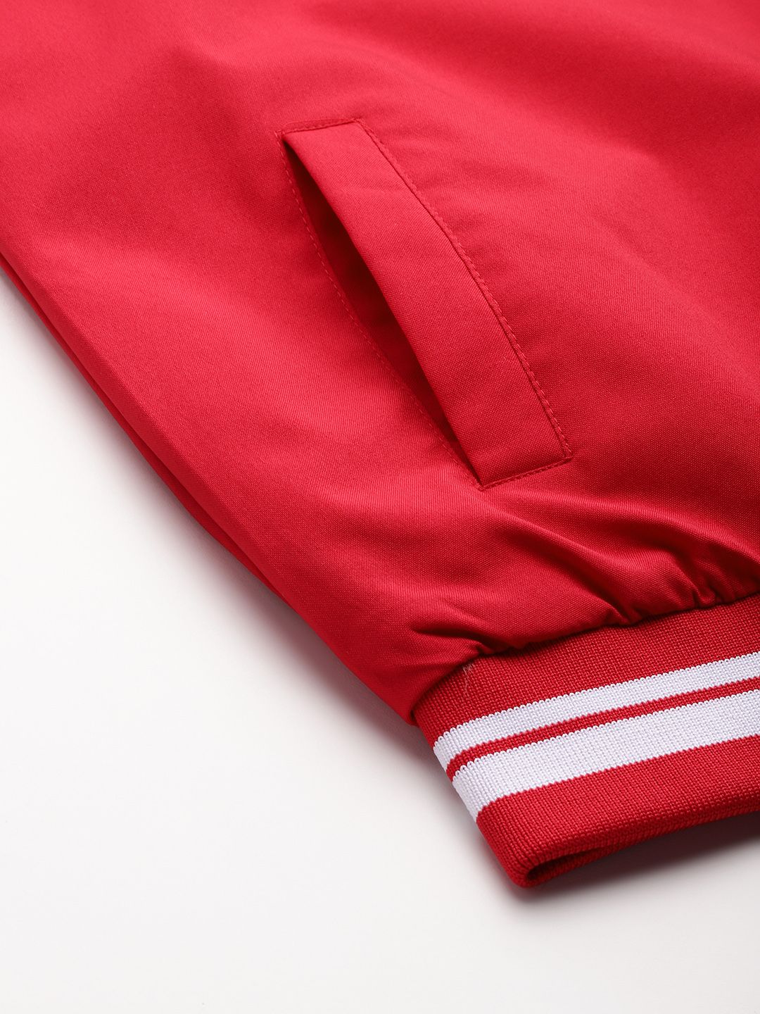 DressBerry Printed Longline Bomber Jacket