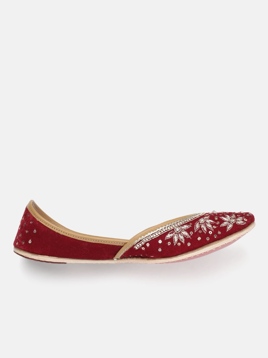 House of Pataudi Women Ethnic Embellished Mojaris