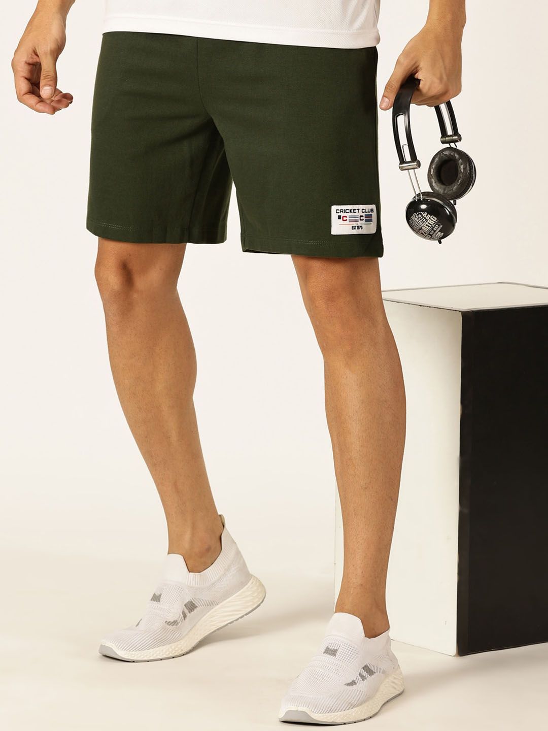 Thomas Scott Men Mid-Rise Sports Shorts