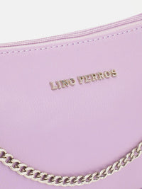 Lino Perros Textured Structured Shoulder Bag With Chain Detail