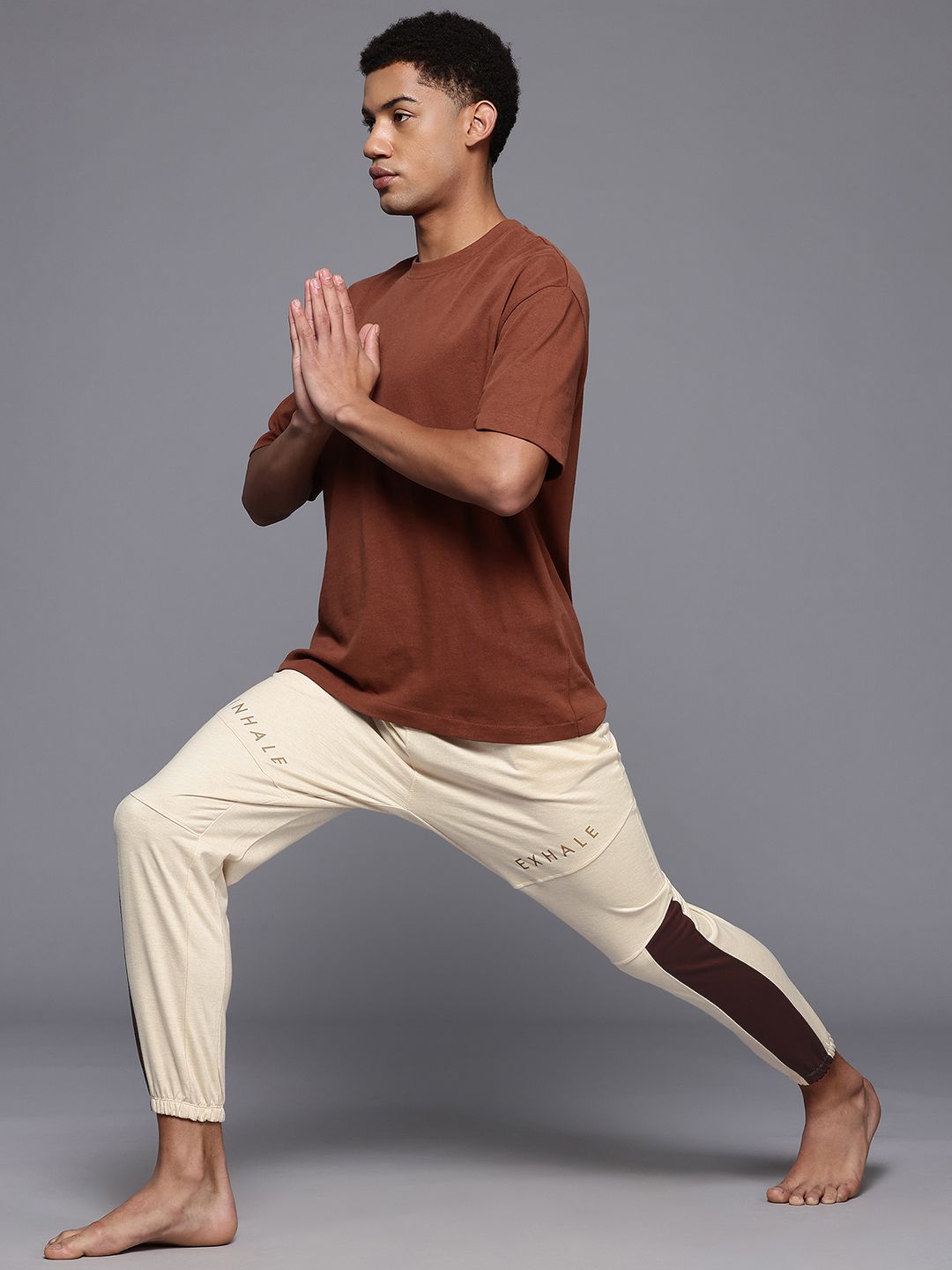 HRX by Hrithik Roshan Men Typography Print Yoga Joggers