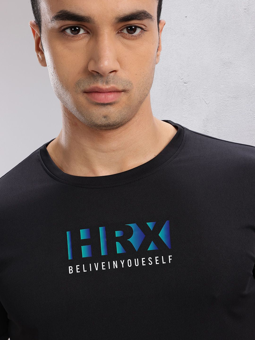 HRX by Hrithik Roshan Men Brand Logo Printed Training T-shirt