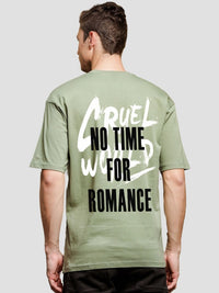 ADRO Men Typography Printed Raw Edge T-shirt