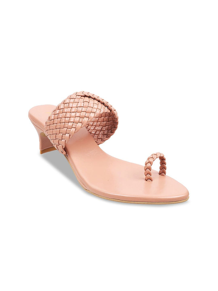 Metro Pink Kitten Sandals