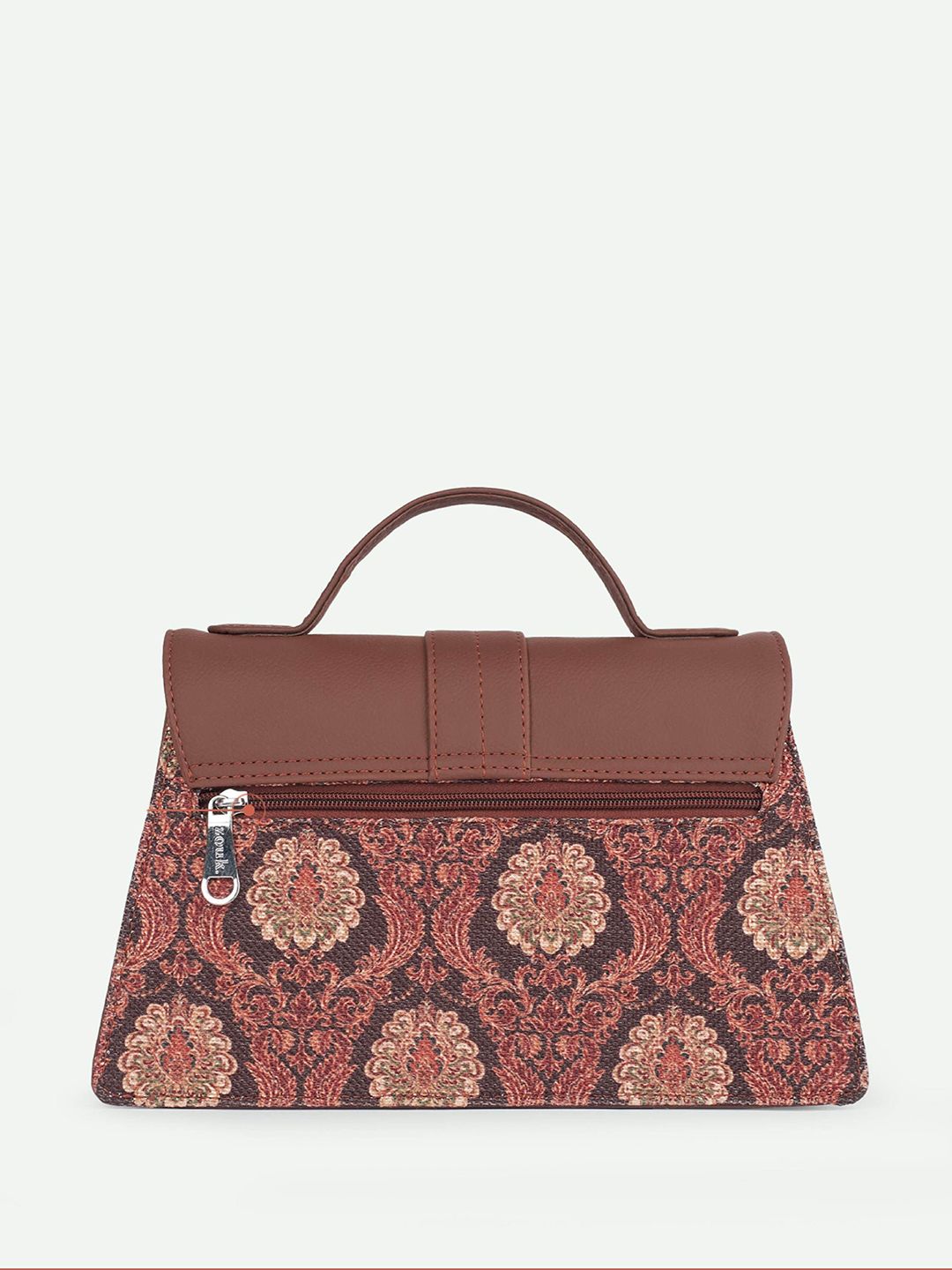 ZOUK Women Printed Jodhpur Damask Iconic Evening Satchel