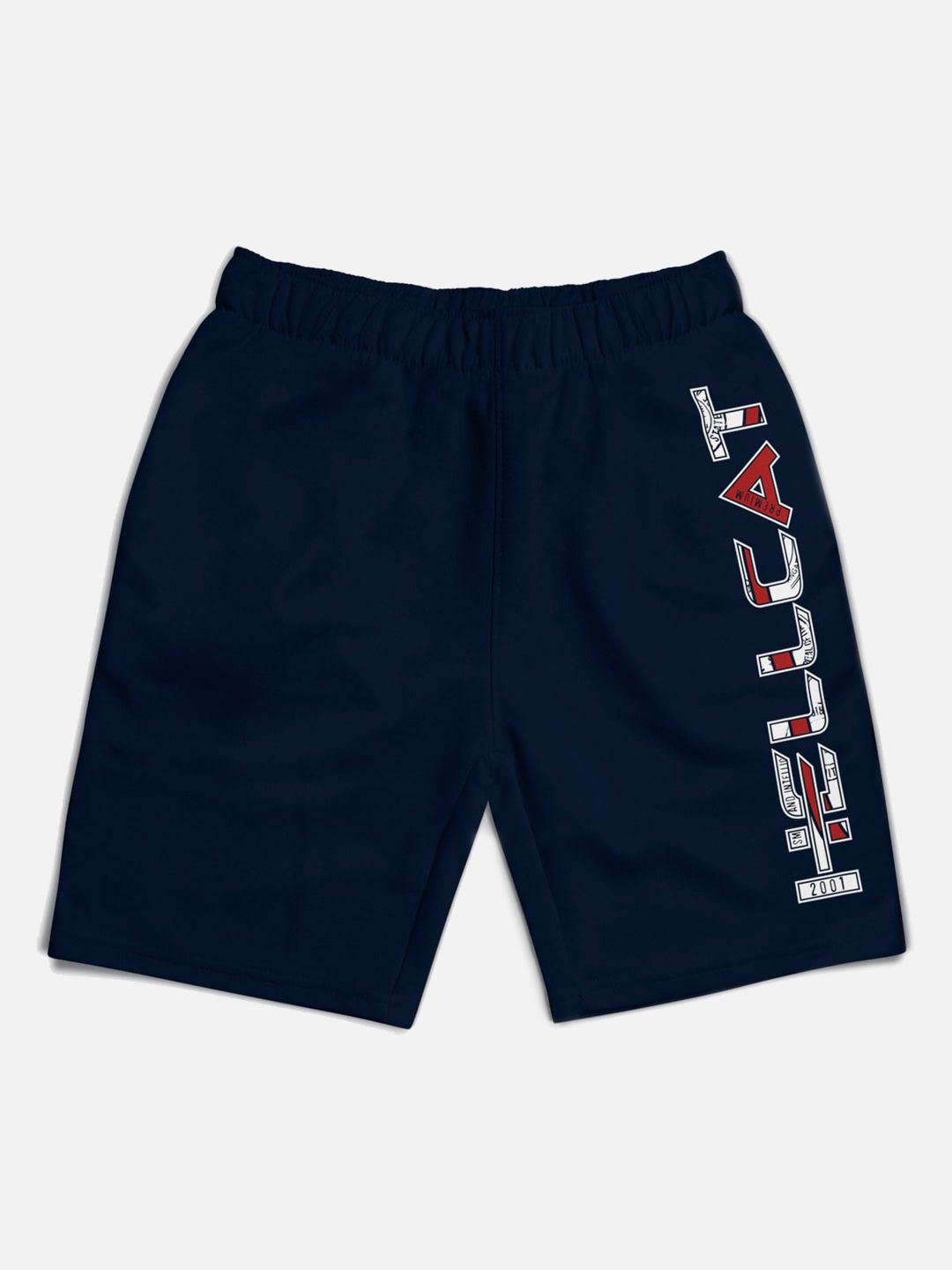 HELLCAT Boys Pack Of 5 Typography Printed Cotton Shorts