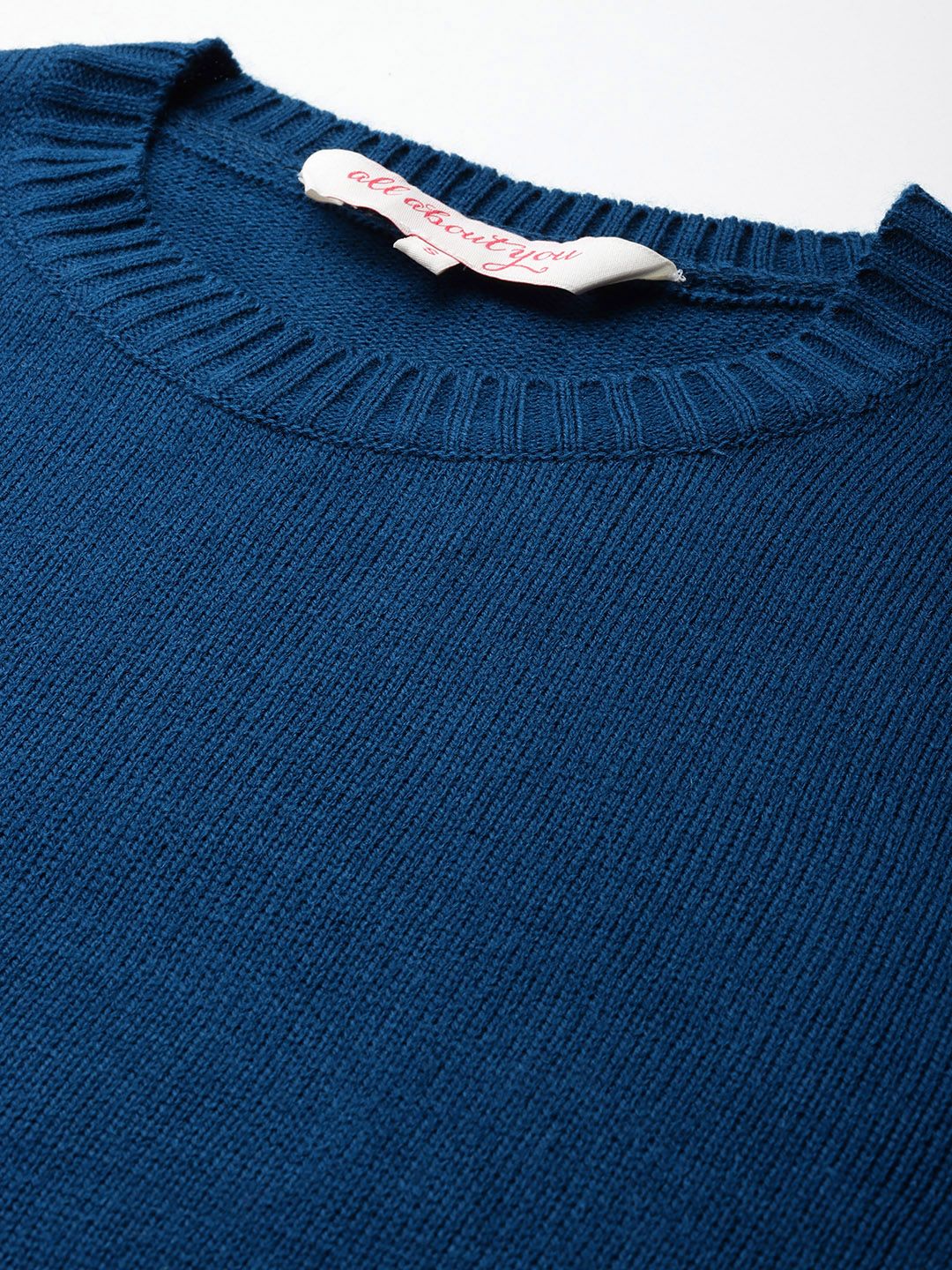 all about you Knitted Detailing Pullover Sweaters