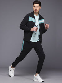 HRX by Hrithik Roshan Striped Rapid-Dry Running Tracksuit