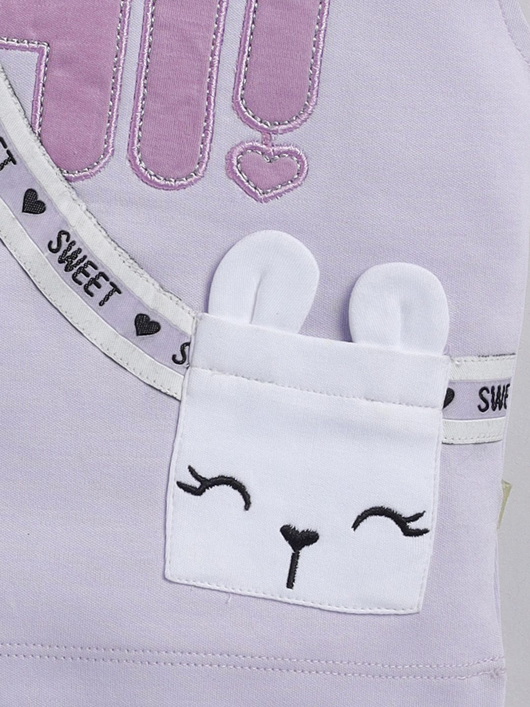Moms Love Infant Girls Pure Cotton Printed Top with Shorts