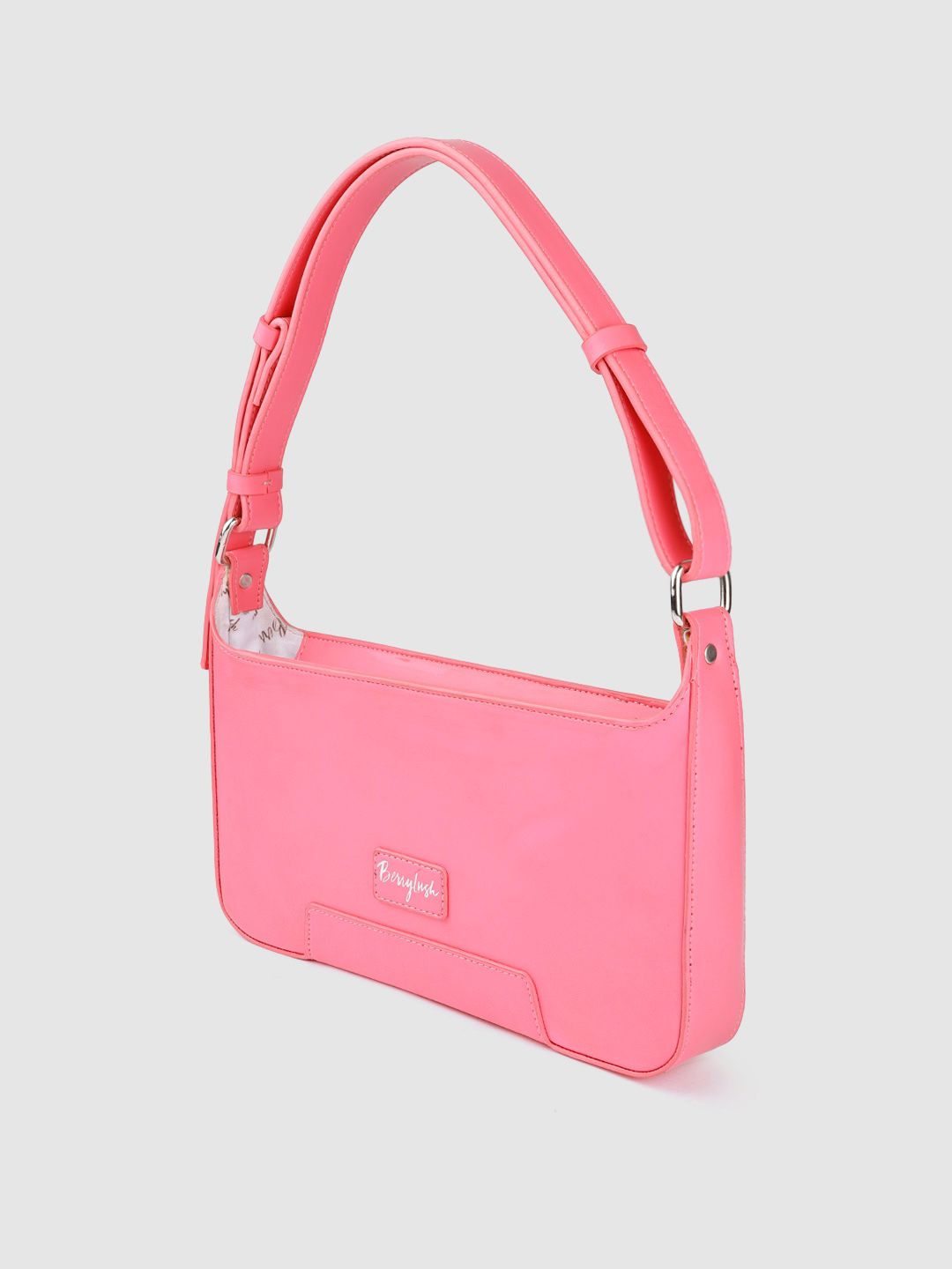 Berrylush Pink Structured Shoulder Bag