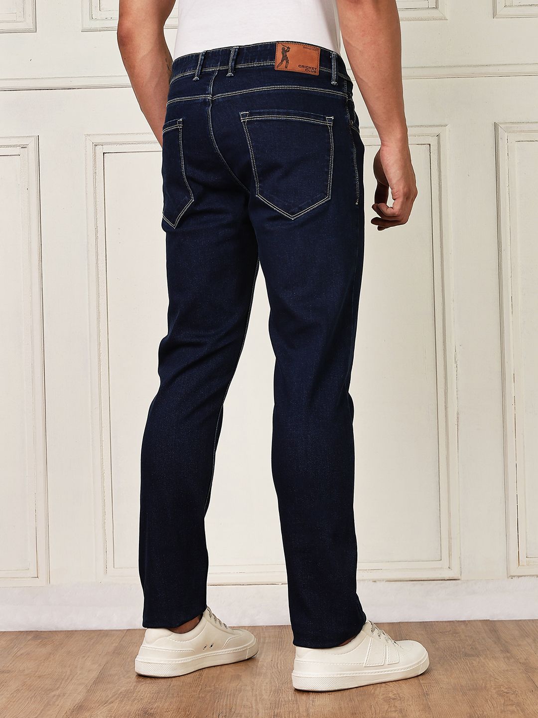 Thomas Scott Men Classic Slim Fit Mid-Rise Stretchable Jeans