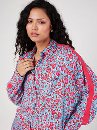 SASSAFRAS Abstract Printed Shirt With Trousers