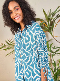 SASSAFRAS Printed Shirt With Trousers Co-Ords