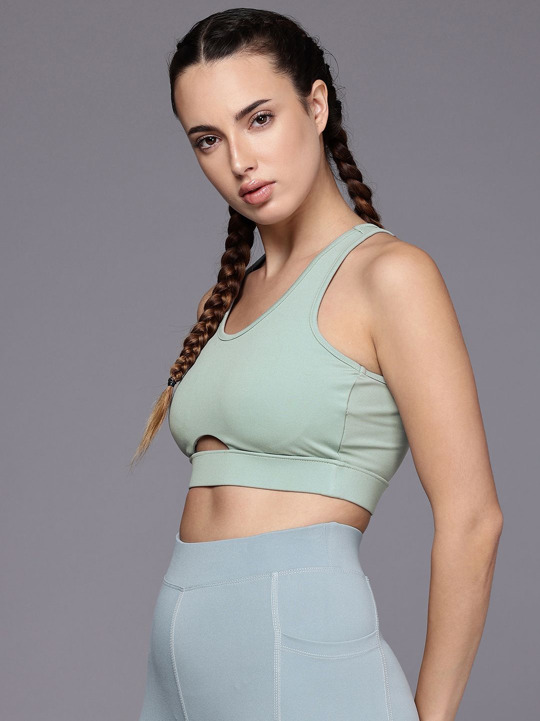 HRX by Hrithik Roshan PERFORMANCEBONDED Rapid-Dry Running Bra AW24_W_BA_KRS001_02