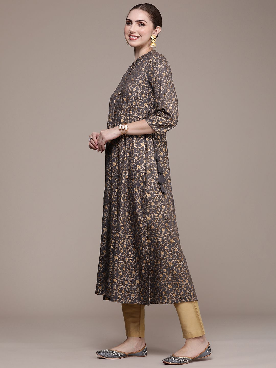 Anouk Women Ethnic Motifs Printed Anarkali Kurta