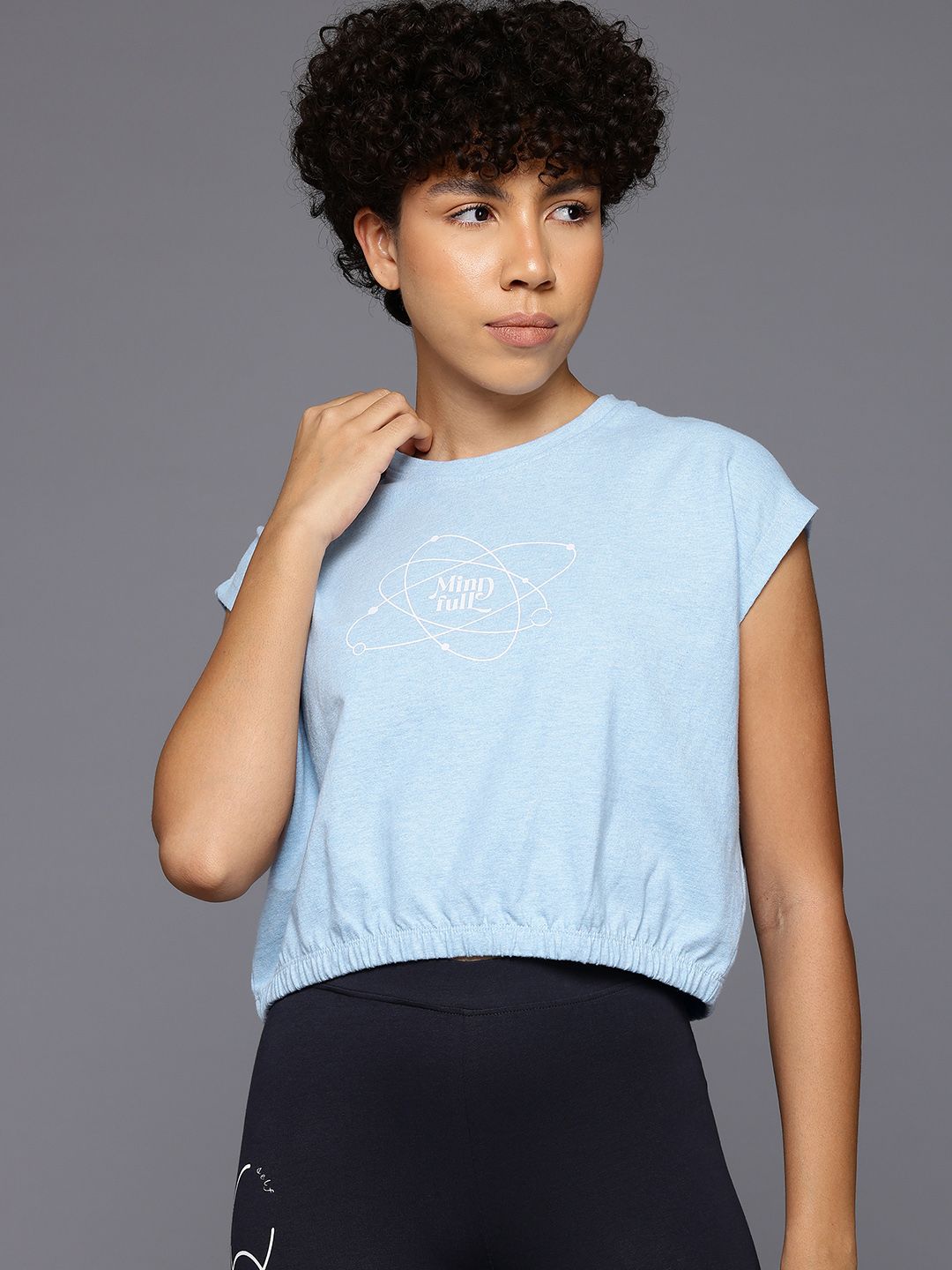 HRX by Hrithik Roshan Printed Relaxed Fit Yoga T-shirt