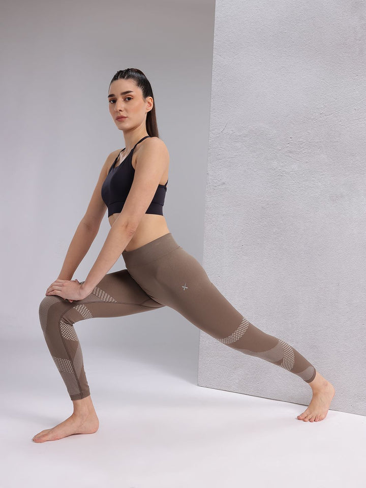 HRX by Hrithik Roshan Styled Back Lightly Padded Rapid-Dry Yoga Bra