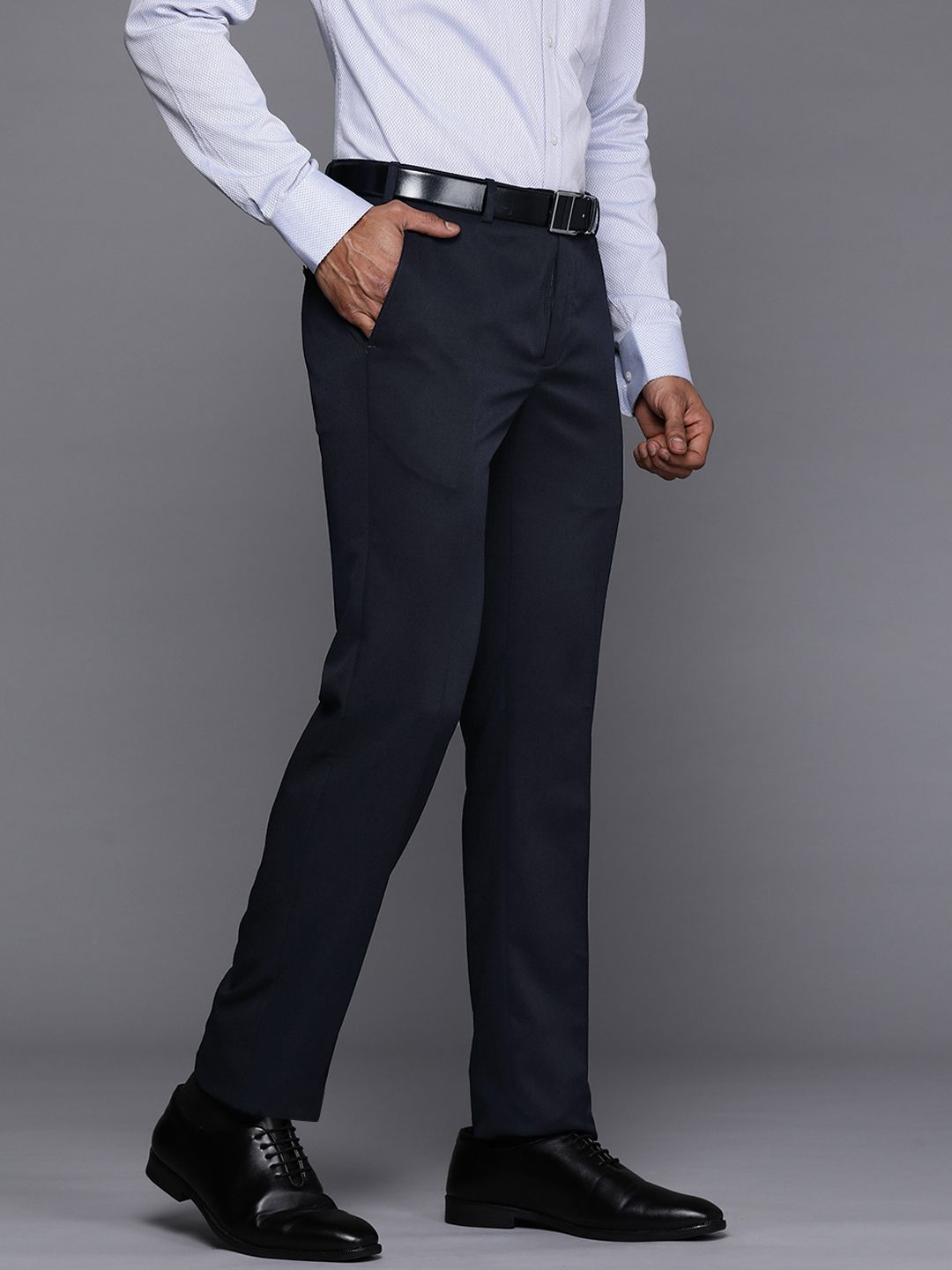 Raymond Men Slim Fit Formal Trousers
